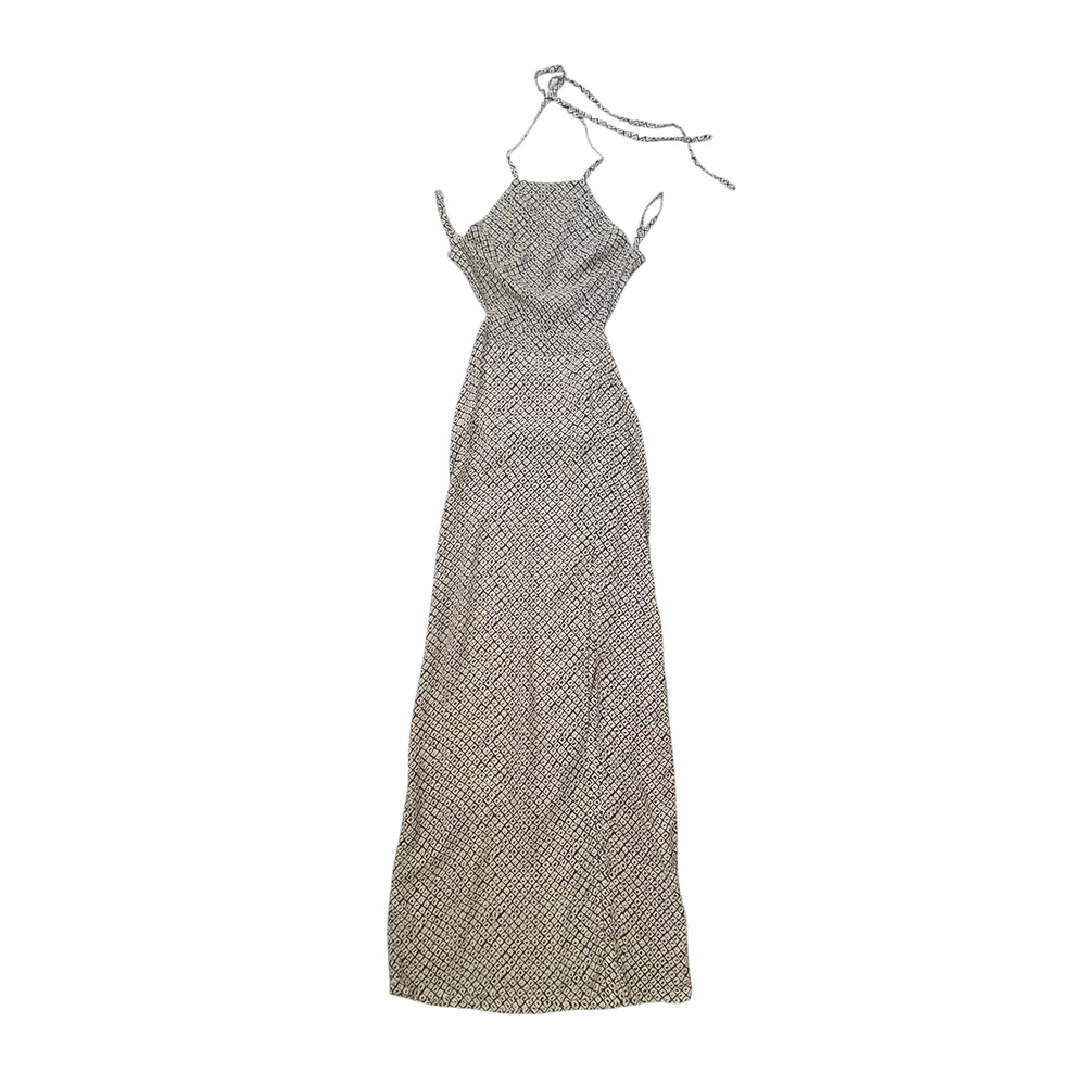 Roe + May Lido Maxi Maxi Dress - Marinege - Blue and Cream - Size XS - Picture 3 of 8